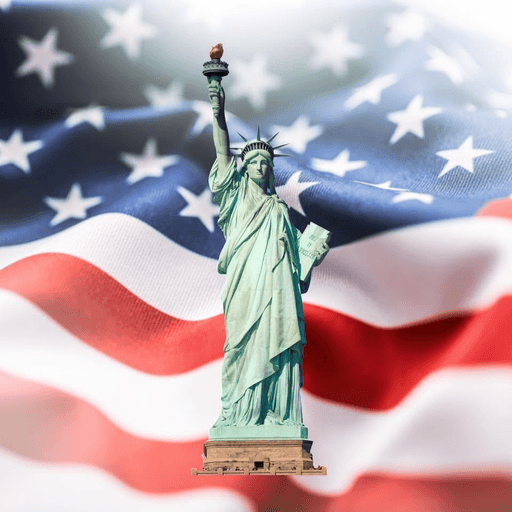 Un-Common Sense - Statue of Liberty with American flag