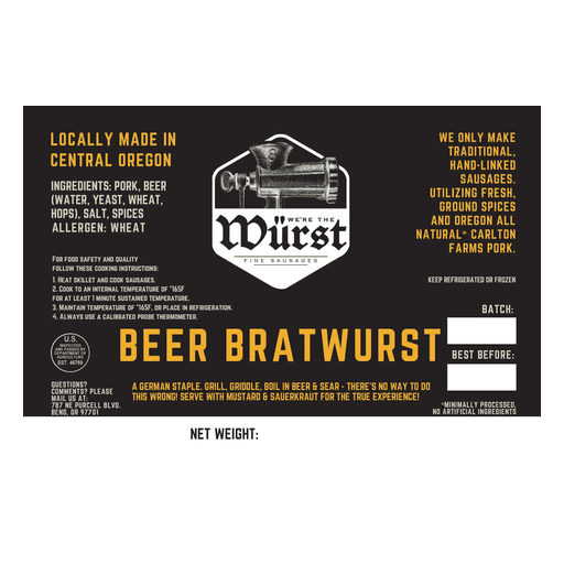 We're The Wurst logo